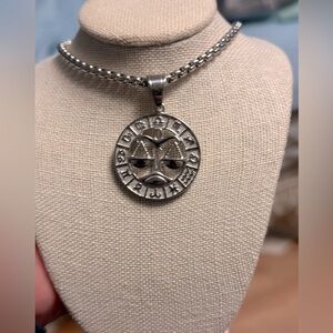 Stainless Steel Dell Arte Libra necklace